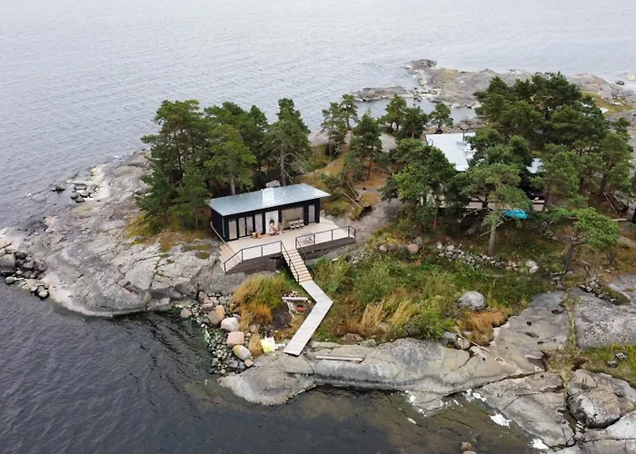 Lodge Saunamoekki Saaressa Porvoo